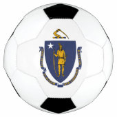 Massachusetts State Flag Voetbal (Voorkant)