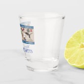 Massachusetts State Herdenking Shot Glass Shot Glas (Rechts)