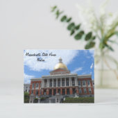 Massachusetts State House, Boston Briefkaart (Staand voorkant)