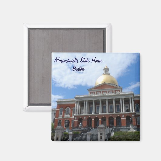 Massachusetts State House, Boston Magneet (Voorkant / Achterkant)
