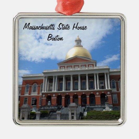 Massachusetts State House, Boston Metalen Ornament (Voorkant)