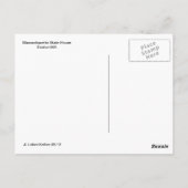 Massachusetts State House Briefkaart (Achterkant)