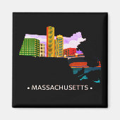  Massachusetts State Magnet (Voorkant)
