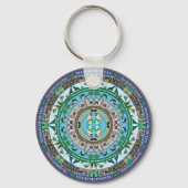 Massachusetts State Mandala Sleutelhanger (Voorkant)