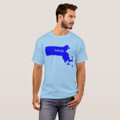 Massachusetts State Map Belong T-shirt (Voorkant volledig)