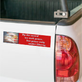 Massachusetts State Motto Bumpersticker (Op Truck)