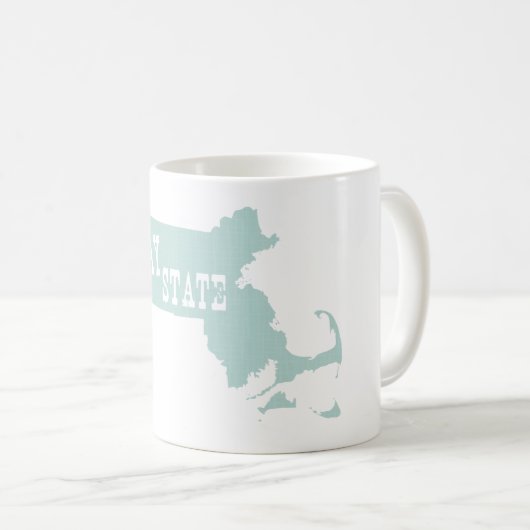 Massachusetts State Motto Slogan Koffiemok (Voorkant rechts)