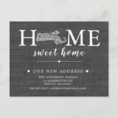 MASSACHUSETTS State Moving Announcement Post Kaart (Voorkant)