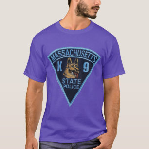 Massachusetts State Police Hond Duitse Herdershond T-shirt