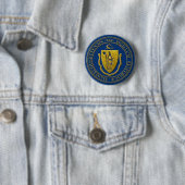 Massachusetts State Seal Button (In situ)