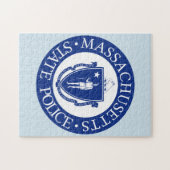 Massachusetts State Seal. Legpuzzel (Horizontaal)