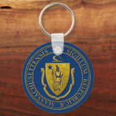 Massachusetts State Seal Sleutelhanger (Voorkant)