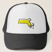 Massachusetts State Trucker Hat - Beer Trucker Pet (Voorkant)