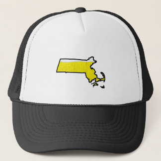 Massachusetts State Trucker Hat - Beer Trucker Pet