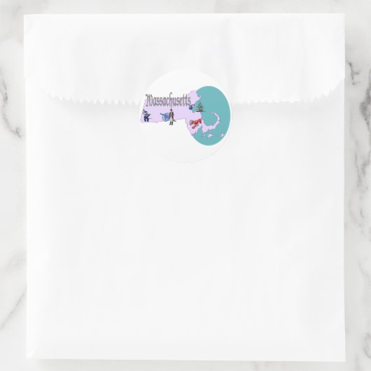 Massachusetts Sticker (Tas)