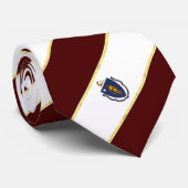 Massachusetts strepen vlag stropdas (Opgerold)