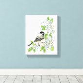 Massachusetts Stretted Canvas Print (Insitu (Houten vloer))