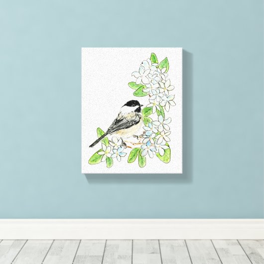 Massachusetts Stretted Canvas Print (Insitu (Houten vloer))