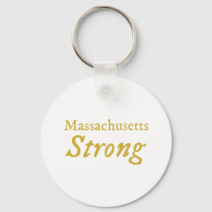 Massachusetts Strong Sleutelhanger