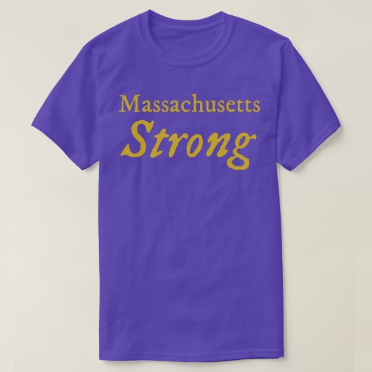 Massachusetts Strong T-shirt (Design voorkant)