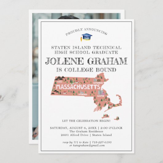 Massachusetts | Studieacademie (Voorkant / Achterkant)