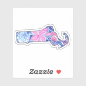 Massachusetts - Summer Sticker - Lilly Inspired (Vel)