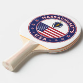 Massachusetts Tafeltennisbatje (Voorkant Gekanteld)
