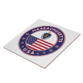 Massachusetts Tegeltje (Zijkant)
