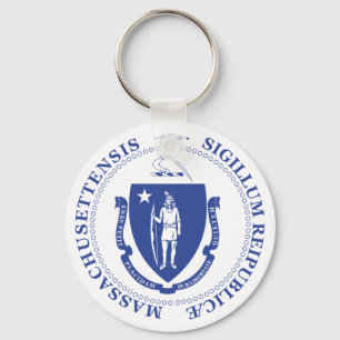 Massachusetts-teken Sleutelhanger