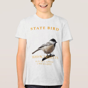 Massachusetts Territory Bird beroemd gemaakt door  Tri-Blend Shirt