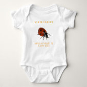 Massachusetts Territory Insect The Lady Bug Romper (Voorkant)