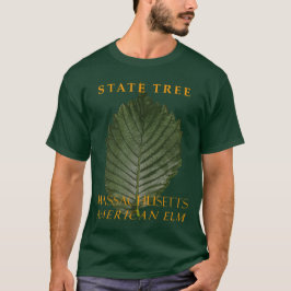 Massachusetts Territory Tree De Amerikaanse iep T-shirt