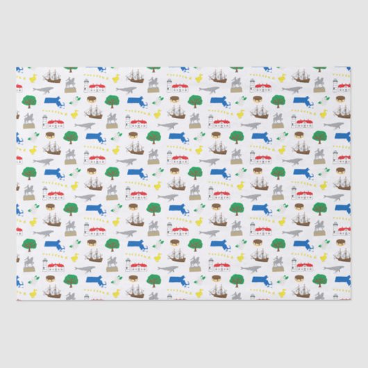 Massachusetts tissuepapier (Voorkant)