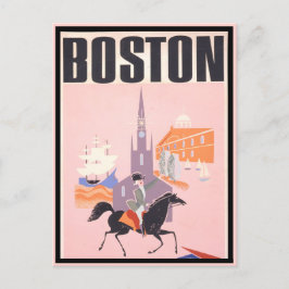 Massachusetts Travel uit Boston Briefkaart
