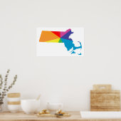 massachusetts trots. poster (Keuken)