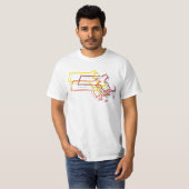 massachusetts trots t-shirt (Voorkant volledig)