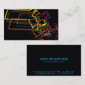 massachusetts trots visitekaartje (Voorkant / Achterkant)