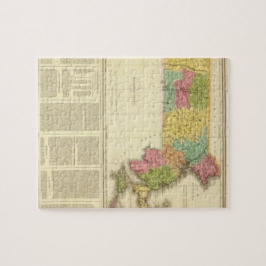 Massachusetts US Legpuzzel (Horizontaal)