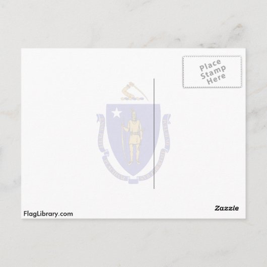 Massachusetts, Verenigde Staten Briefkaart (Achterkant)