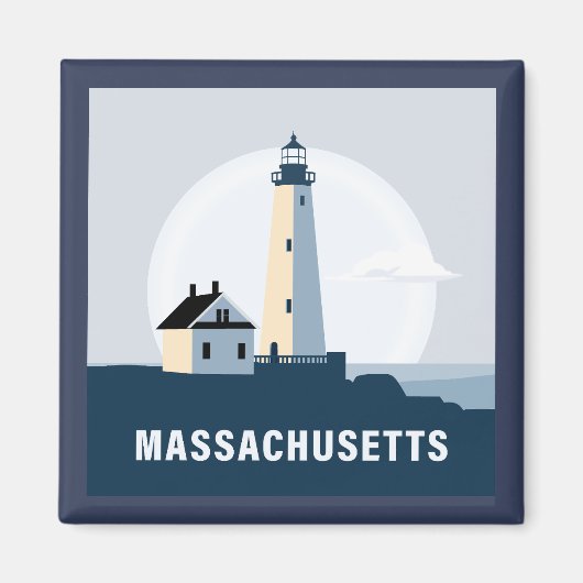 Massachusetts, Verenigde Staten Magneet (Voorkant)