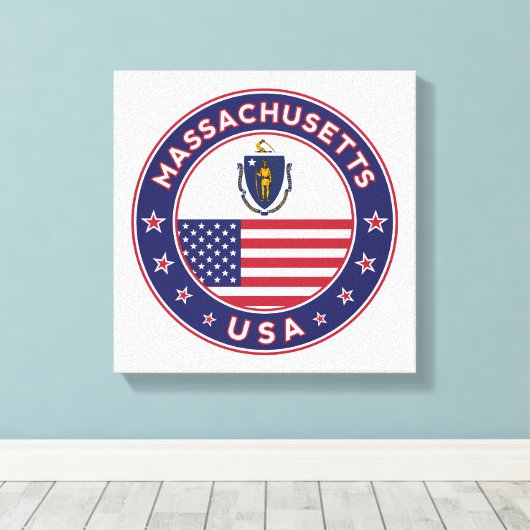 Massachusetts, Verenigde Staten, Massachusetts pos Canvas Afdruk (Insitu (Houten vloer))