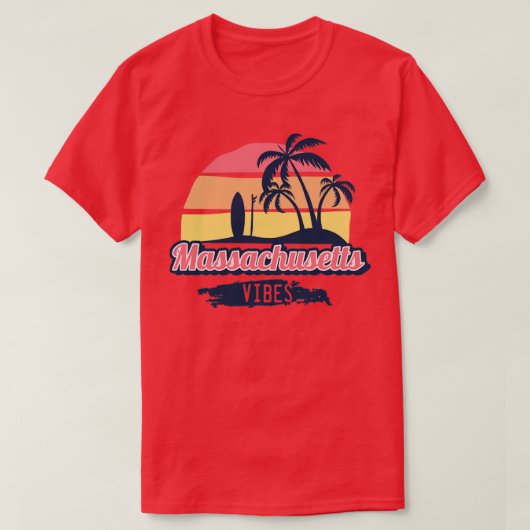 Massachusetts vibes1 t-shirt (Design voorkant)
