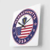 Massachusetts Vierkante Klok (Hoek)