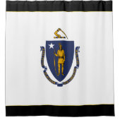 Massachusetts vlag douchegordijn (Voorkant)