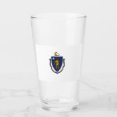 MASSACHUSETTS VLAG GLAS (Voorkant)
