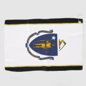 Massachusetts vlag golfhanddoek (Horizontaal)