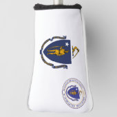 Massachusetts vlag golfheadcover (Draai 90)