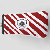Massachusetts vlag golfheadcover (Voorkant)