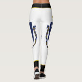 Massachusetts vlag leggings (Achterkant)