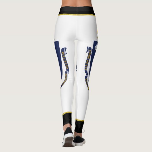 Massachusetts vlag leggings (Achterkant)